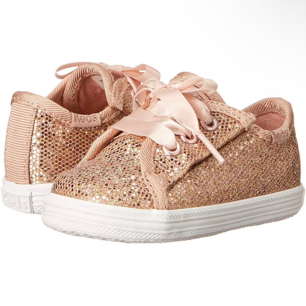 KEDS Kickstart Crib Celebrations Sneaker.   
size 3 ,New color Rose Gold